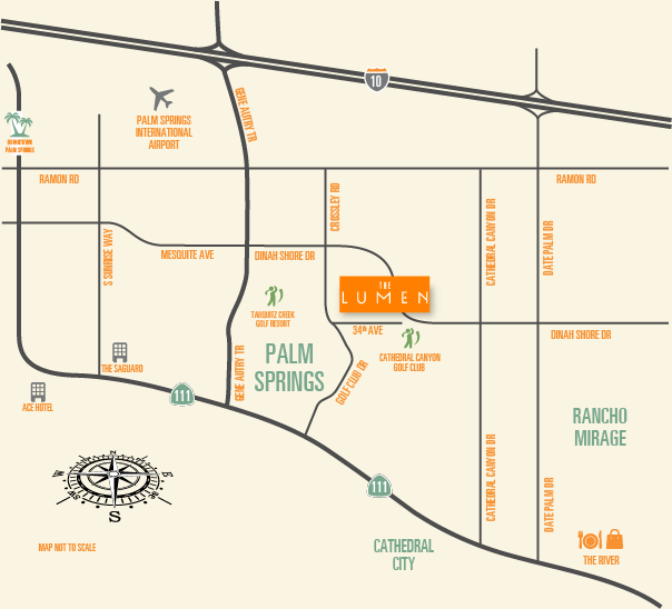 artists' area driving map.